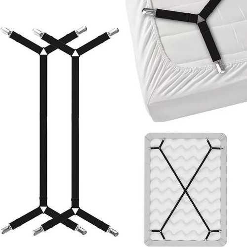 Adjustable bed sheet straps - adjustable,