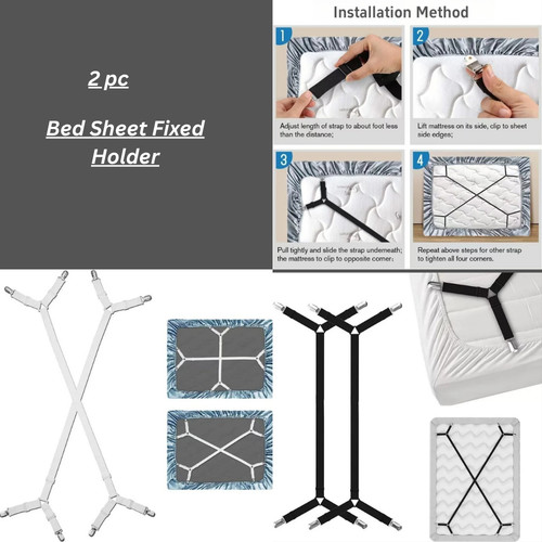 Adjustable bed sheet straps - bed,