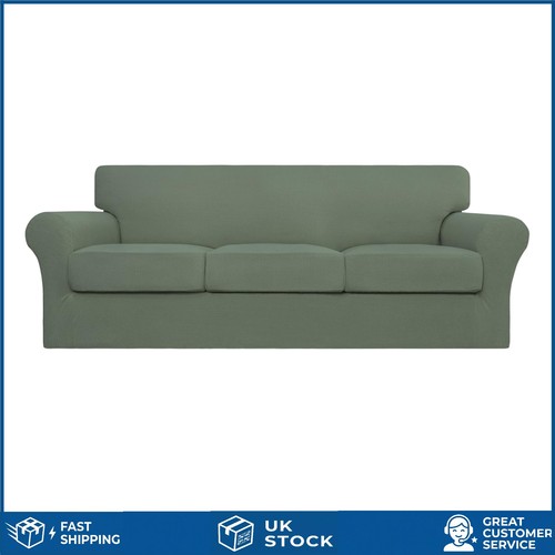 Greyish green stretch - stretch, sofa