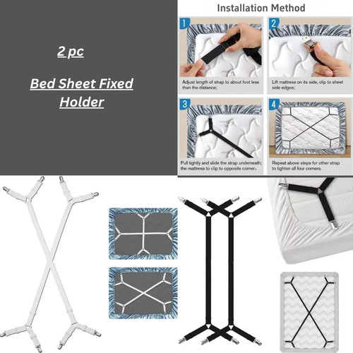 Adjustable bed sheet straps - sheet,