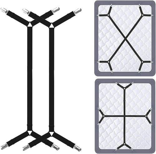Adjustable bed sheet straps - adjustable,