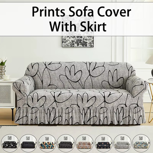 1pc elastic sofa - cover, skirt