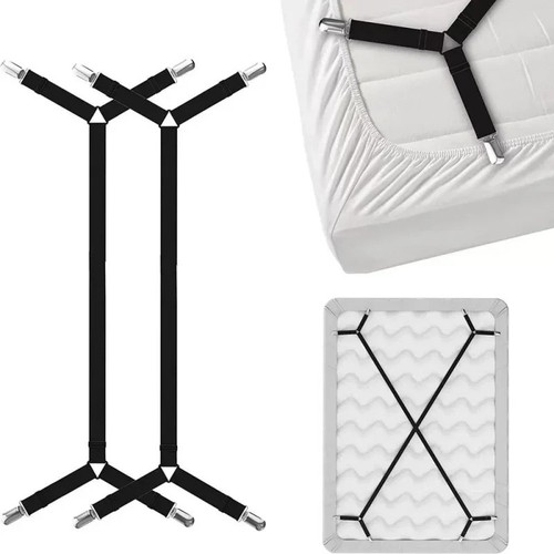 Adjustable bed sheet straps - adjustable,