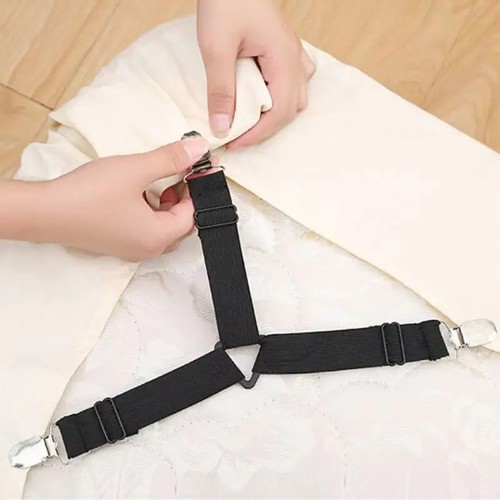 Adjustable bed sheet straps - bed,
